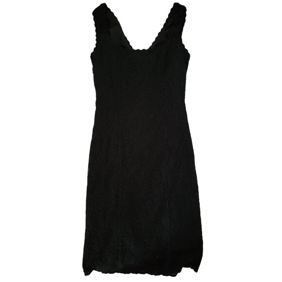 United Colors Of Benetton Dresses & Skirts - United Colors Of Benetton Black Lace Sleeveless Sheath Dress XS